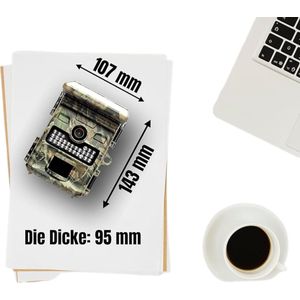 Equivera Wildcamera voor Buiten - Wildcamera met Nachtzicht - WiFi - Hoge Resolutie - Waterdicht - Wild Camera - Premium