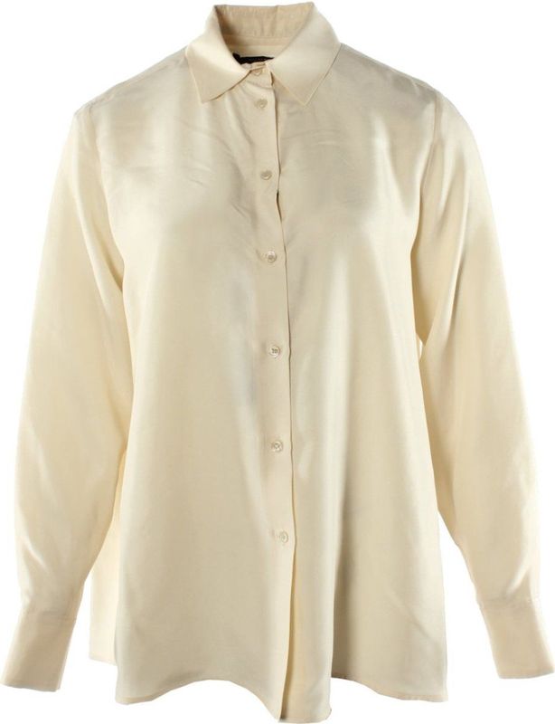 Max Mara - Almina - Blouse - Beige - 100% Zijde