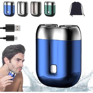 Oplaadbare Mini Scheerapparaat - Waterdichte Compacte Elektrische Scheermachine voor Thuis en Reizen