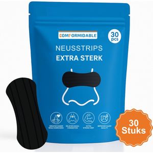 Comformidable® 30 Stuks Neusstrips– Anti Snurk Pleisters – Neusspreider – Neusstrips Tegen Snurken – Beter Slapen Product – Nachtrust Neuspleisters