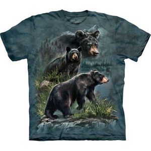 T-shirt Three Black Bear L