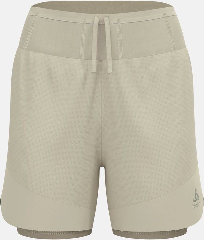 Odlo - X Alp Trail - 2 in 1 Short - Grijs - 5 Inch