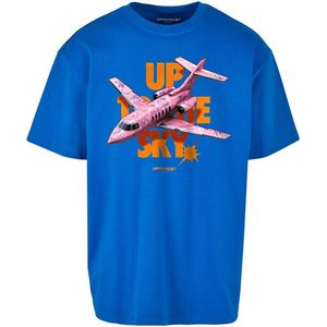 Mister Tee - Up to the Sky Oversize Heren T-shirt - Blauw