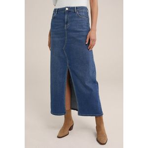 WE Fashion Dames high rise denim rok