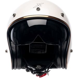 Motor Jet Jethelm ELEMENT EVO Wit Glanzend XS van MOTOBLOUZ