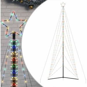 vidaXL - LED-kerstboom - 861 - LEDs - kleurrijk - 478 - cm