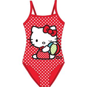 Hello Kitty badpak rood maat 116/122