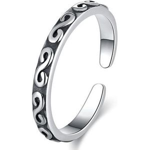 24/7 Jewelry Collection Infinity Ring Verstelbaar - Verstelbare Ring - Zilverkleurig