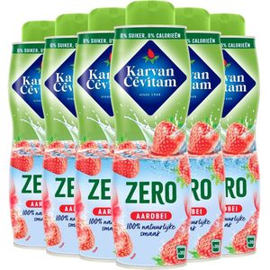 Karvan Cévitam - Aardbei Zero - 6x 60cl - Voordeelverpakking