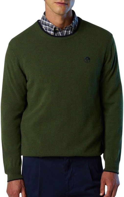 North Sails Knit Crew Neck Sweater Heren - Maat S
