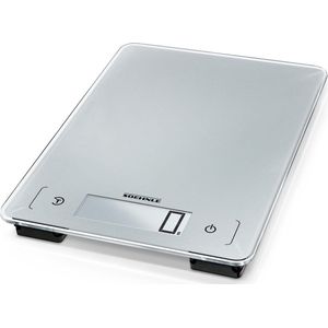 Soehnle digitale keukenweegschaal Page Aqua Proof - Zilver - tot 10 kg