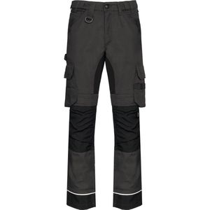 WK. Designed To Work Gerecycleerde performance heren werkbroek WK743 - Dark Grey / Black - 58 NL (52 FR)