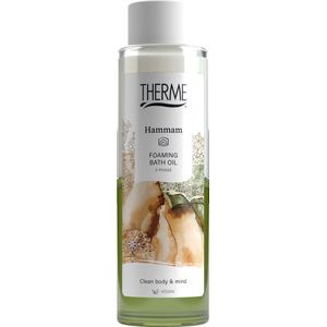 Therme - Hammam Foaming Bath Oil - 400ml - Luxe Verzorgende Badolie en Weldadig Badschuim