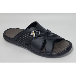 Walking - Slippers Heren - Licht Gewicht Heren Slippers - Slippers met een Zacht Voetbed - Zwart – Maat 39