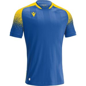 Macron Alioth Shirt Korte Mouw Kinderen - Royal / Geel | Maat: 9-10 Y
