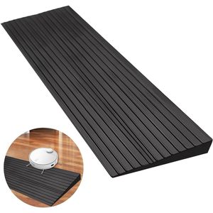 Deurdrempelhelling 100x5x1 cm, rolstoelhelling PVC antislip drempelhelling overgangsprofiel helling veerobot scooter oprijhelling
