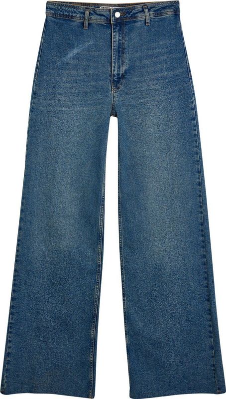 Normale taille Brede pijpen Jeansbroek