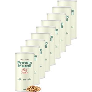 Protiplan | Protein Muesli Rode Bessen | 9 Stuks | 9 x 450 gram