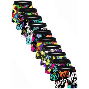 Set van 10 Design Boxershorts - Mode - Ondergoed - Heren - Onderbroek - Fashion