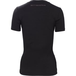 Britt Equestrian Shirt Britt Equestrian Aw25 Zwart - XXS