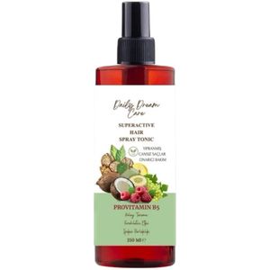 Daily Dream Care - Superactive Hair Spray Tonic /Glansrijke Anti- Haaruitval Tonic met Provitamin B5 / Voor Gezond en Stralend Haar / Dagelijkse Haartonische Verzorging- Hydrateert, Voedt en Beschermt / Snelle Haargroei en Versterkte Wortels / 250 ml