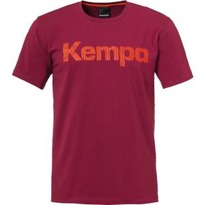 Kempa - Sportshirt Graphic - Dieprood - Kinder