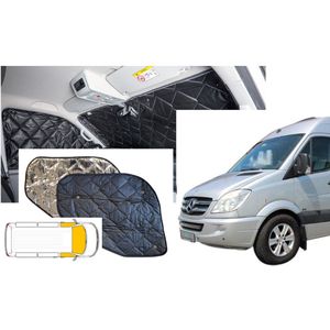 Raamisolatie Mercedes Sprinter 1995-2006 Black Line uitvoering 9 Laags tegen hitte en kou