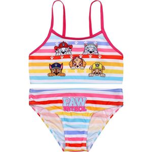 Paw Patrol - Tweedelig zwempak, meisjeszwempak, kleurrijk / 122-128