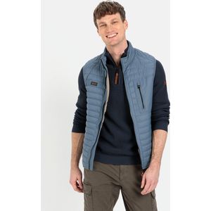 camel active Lichtgewicht gewatteerd bodywarmer gemaakt van gerecycled polyamide - Maat menswear-48 - Blauw