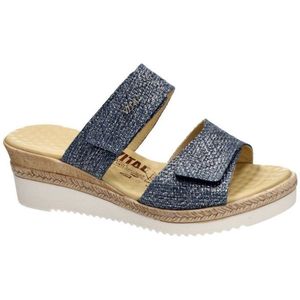 Vital -Dames - blauw - slippers & muiltjes - maat 38