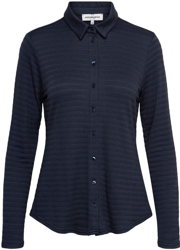 LOTTE - B-Navy - Blouse - Donkerblauw