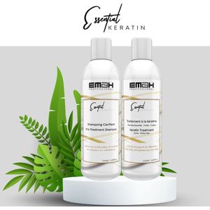 Essential Keratin Braziliaanse keratinebehandeling voor kroeshaar 2x150ml
