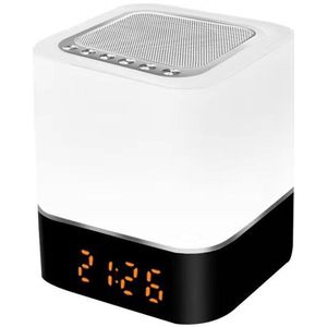 LED-sfeer touch light Bluetooth speaker kaart radio kleine speaker nachtlampje wekker Bluetooth speaker