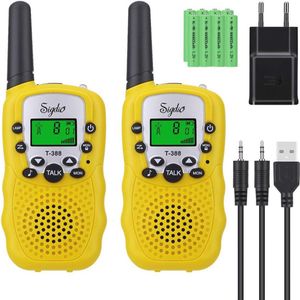 Walkietalkies voor Kinderen - PMR446 Handradio Met Oplader en Zaklamp