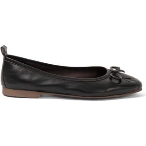 Lazamani - Josefina Dames Ballerinas Leer Black - Maat 41