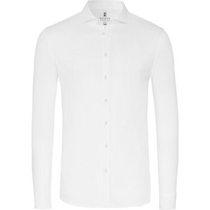 Desoto - Essential Overhemd Hai Jersey Wit - Heren - Maat 41 - Slim-fit