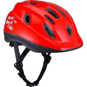 BBB Cycling Boogy Kinderhelm Fiets - Fietshelm Kinderen - Sporthelm Kind - Maat M - Glanzend Rood - BHE-37