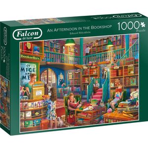 Falcon puzzel An Afternoon In The Bookshop - Legpuzzel - 1000 stukjes