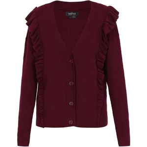 usha BLACK LABEL Gebreid vest  bourgogne