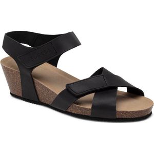 Suecos Idun sandalen dames maat 40 - zwart - comfortabel - schokabsorberend - antibacterieel - flexibele zool - sleehak