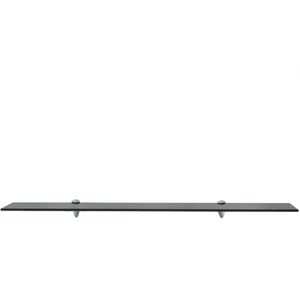 vidaXL Zwevend schap 100x10 cm 8 mm glas - Zwevende Plank - Zwevende Planken - Wandplank - Wandplanken
