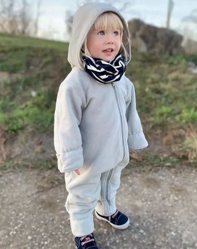 BMS - Clima-Fleece Overall - Grijs - Gefüttert - 62