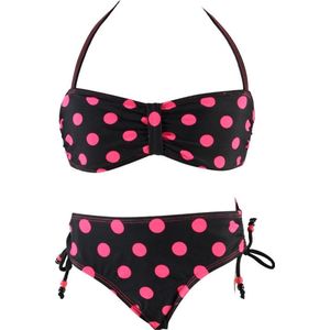 Boobs en Bloomers zwart/rood dots bikini Pien Maat 164/170