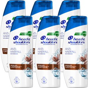 Head & Shoulders Shampoo – Caffeine - 6x250 ml - Voordeelverpakking