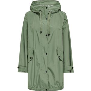 Only Jas Onlbritney Raincoat Cc Otw 15308596 Hedge Green Dames Maat - XS