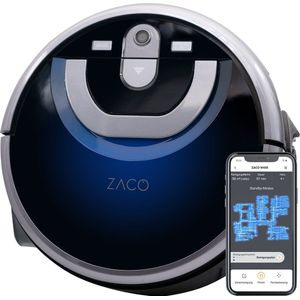 ZACO W450 Dweilrobot - Nat dweilen tot 80 min - Voor harde vloeren - Groot volume vers- en afvalwatertanks