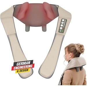 Professioneel Draadloos Nekmassageapparaat met Warmte - 2024 Innovatie voor Ultimate Ontspanning