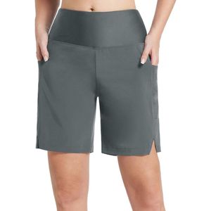Dames Badshorts Knielang met UV-bescherming en Sneldrogend Materiaal