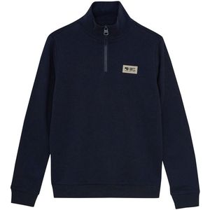 Indian Blue Jeans - Zipper Sweat Badge - Zwart - Sweater