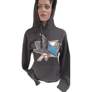 SAN JOSE SHARKS -SWEATER/HOOD-BLACK-M